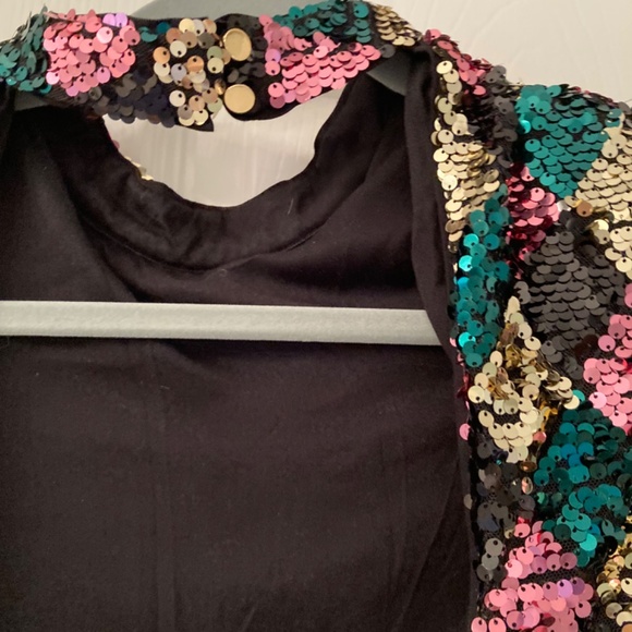 2023 Sequin Anthropologie mauve holiday party dress! - Picture 5 of 10